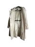 J.Crew 80% Wool 20% Cashmere 100% Acetate 65% Other 15% Polyester White Trenchcoat Size 8 - photo 1