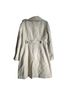 J.Crew 80% Wool 20% Cashmere 100% Acetate 65% Other 15% Polyester White Trenchcoat Size 8 - photo 2