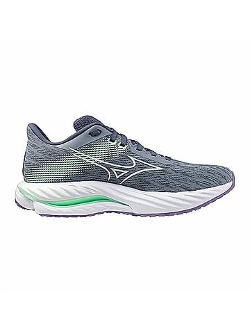 Mizuno Women's Wave Inspire 21 Running Shoe in Tradewinds-White (view 1)