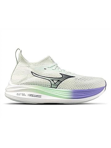 Mizuno Women Neo Zen Shoes in Hint Of Mint/India Ink/Purple (view 1)