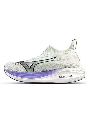 Mizuno Women Neo Zen Shoes in Hint Of Mint/India Ink/Purple (view 2)