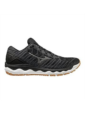 Mizuno Women's Wavesky Waveknit 4 Running Shoes in Dark Shadow (view 1)