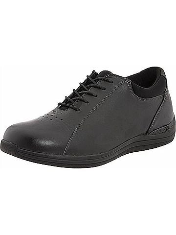 Drew Women's Tulip Casual Shoe in Black (view 2)