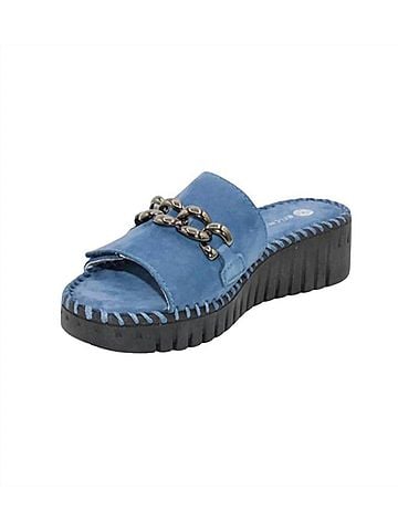 Eric Michael Women's Astoria Sandal in Denim (view 2)