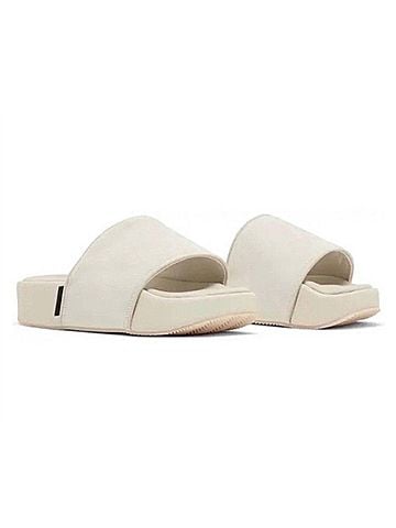 Y-3 Women's Slide Orbit in Grey Brown (view 2)