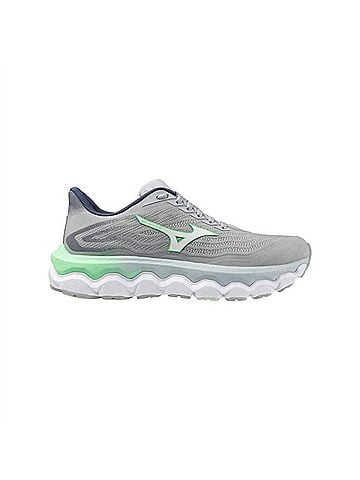 Mizuno Women's Wave Horizon 8 Running Shoe in Pearl Blue/White (view 1)