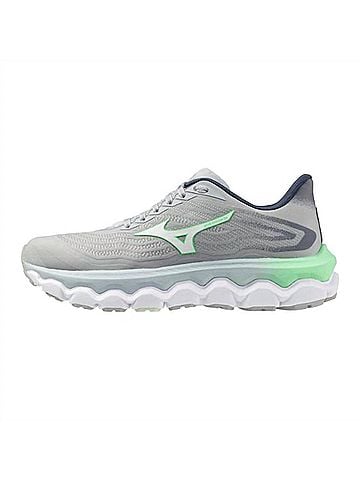 Mizuno Women's Wave Horizon 8 Running Shoe in Pearl Blue/White (view 2)