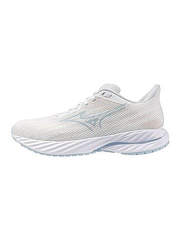 Mizuno Women's Wave Inspire 21 Running Shoe in White/Nantucket Breeze (view 2)