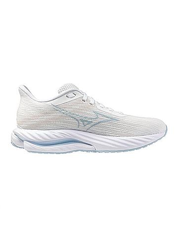 Mizuno Women's Wave Inspire 21 Running Shoe in White/Nantucket Breeze (view 1)