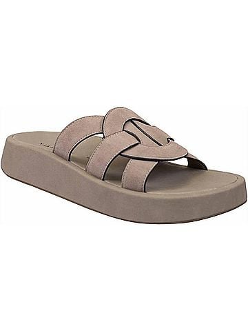 Naked Feet Women's Market Platform Sandal in Taupe (view 1)