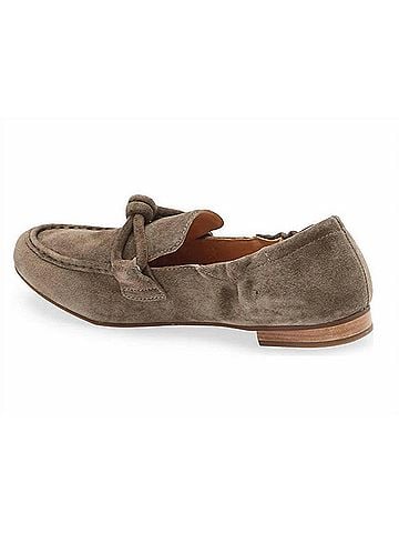 Chocolat Blu Women's Anya Suede Loafers in Taupe (view 2)