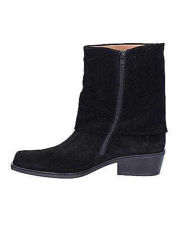 Gabor Women's Foldover Ankle Boots in Black (view 2)