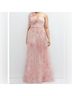 Dessy Collection 100% Polyester Floral Pink Cocktail Dress Size 16 - photo 3