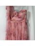 Dessy Collection 100% Polyester Floral Pink Cocktail Dress Size 16 - photo 11