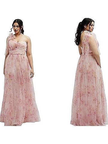 Dessy Collection Chateau Garden Cocktail Dress (view 1)