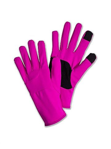 Brooks Fusion Midweight Glove - Unisex in Magenta (view 2)
