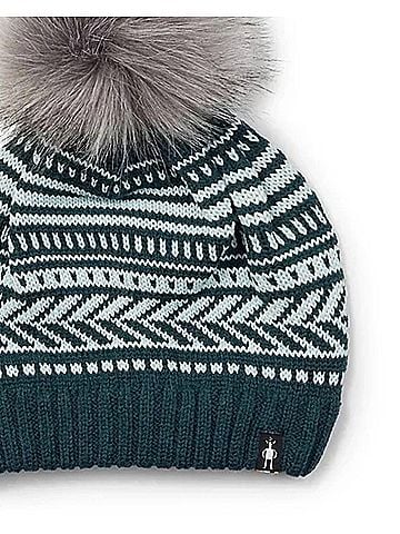 Smartwool Chair Lift Beanie - Unisex in Twilight Blue Heather (view 2)