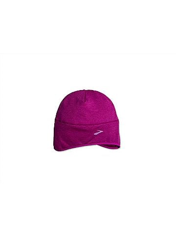 Brooks Notch Thermal Beanie - Unisex in Heather Magenta (view 1)