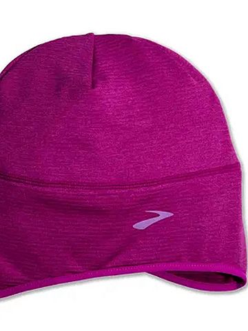 Brooks Notch Thermal Beanie - Unisex in Heather Magenta (view 2)