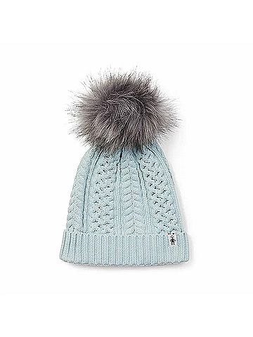 Smartwool Lodge Girl Beanie in Bleached Aqua (view 1)
