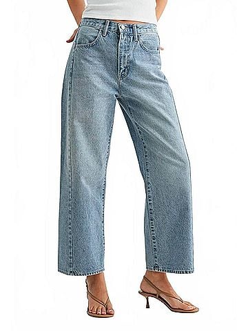 Just Black Barrel Twist Jean in Medium Wash (view 2)