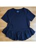 Maeve Black Short Sleeve Blouse Size S - photo 7