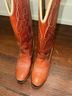 Acme 100% Leather Brown Boots Size 5 1/2 - photo 5