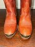 Acme 100% Leather Brown Boots Size 5 1/2 - photo 6