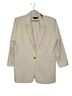 Alice + Olivia 66% Recycled Polyester 32% Econyl 2% Elastane 100% Polyurethane 100% Polyester 100% Recycled Polyester Ivory Blazer Size M - photo 1