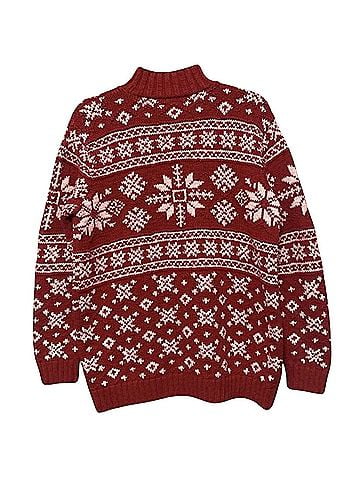 Ralph Lauren vintage red snowflake Pullover Sweater (view 2)
