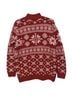 Ralph Lauren 100% Cotton Floral Red Pullover Sweater Size S - photo 2