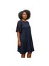 Chico's Solid Blue Casual Dress Size 12 - photo 1