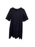 Chico's Solid Blue Casual Dress Size 12 - photo 2