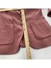 Weekend Max Mara 100% Cashmere Solid Pink Blazer Size 12 - photo 8