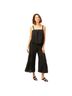 XCVI 100% Linen Solid Black Jumpsuit Size M - photo 1