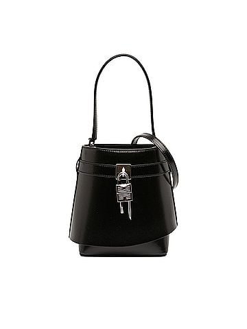 Givenchy Micro Leather GV Shark Lock Bucket Bag (view 1)