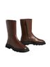 Anthropologie 100% Leather Brown Boots Size 7 - photo 1