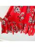 Talbots Floral Red White Casual Dress Size M - photo 6
