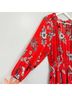 Talbots Floral Red White Casual Dress Size M - photo 5