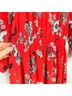 Talbots Floral Red White Casual Dress Size M - photo 12