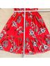 Talbots Floral Red White Casual Dress Size M - photo 9