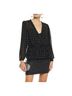 IRO 100% Polyester Solid Black Long Sleeve T-Shirt Size S - photo 3