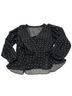 IRO 100% Polyester Solid Black Long Sleeve T-Shirt Size S - photo 1