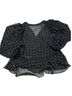 IRO 100% Polyester Solid Black Long Sleeve T-Shirt Size S - photo 2