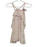 Cynthia Rowley 100% Polyester Floral White Pink Sleeveless Blouse Size 4 - photo 1
