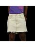 One Teaspoon 100% Cotton Solid White Brown Ivory Denim Skirt Size 29 waist - photo 7