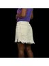 One Teaspoon 100% Cotton Solid White Brown Ivory Denim Skirt Size 29 waist - photo 10