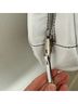 HOBO 100% Leather White Gold Shoulder Bag One size - photo 5