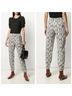 A.L.C. Snake Print Gray Black Casual Pants Size 0 - photo 3