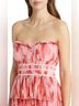 Hutch 100% Polyester Print Pink Cocktail Dress Size 6 - photo 12